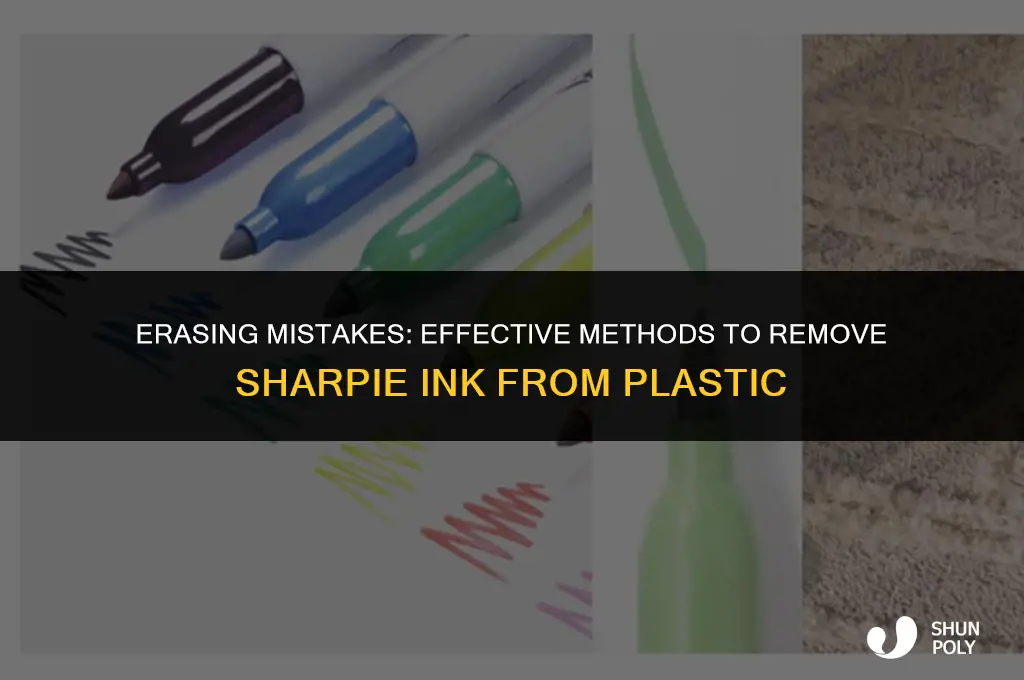 what takes sharpie ink off of plastic