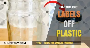 Efficient Methods to Remove Sticky Labels from Plastic Surfaces