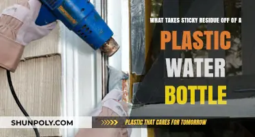Effective Ways to Remove Sticky Residue from Plastic Water Bottles