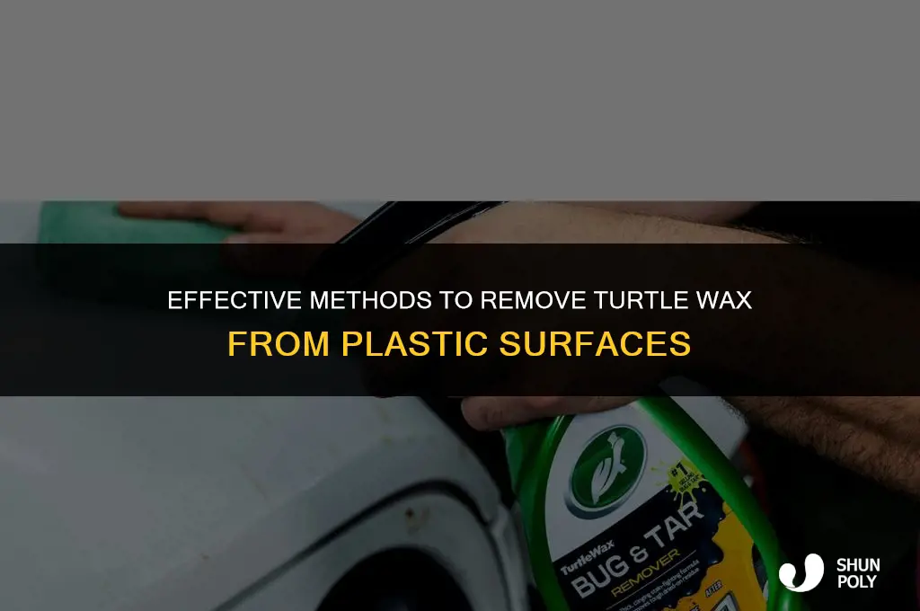 what takes turtle wax off plastic
