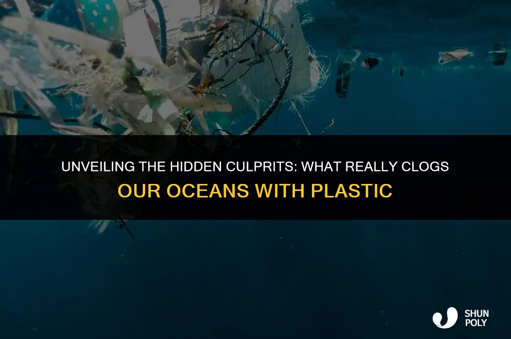 what takes up most of the oceans plastic