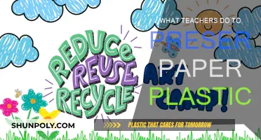 Teachers' Role in Paper and Plastic Conservation