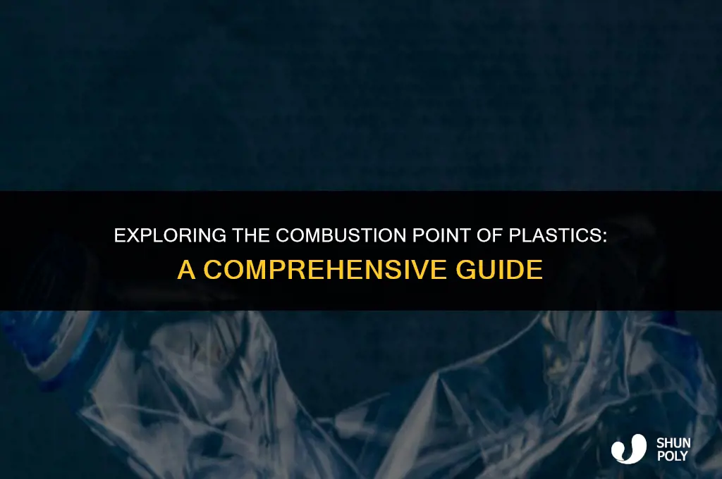 what temp does plastic burn