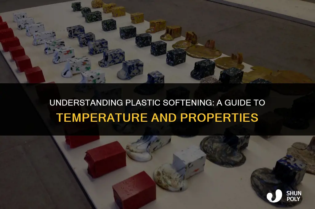 what temp does plastic soften