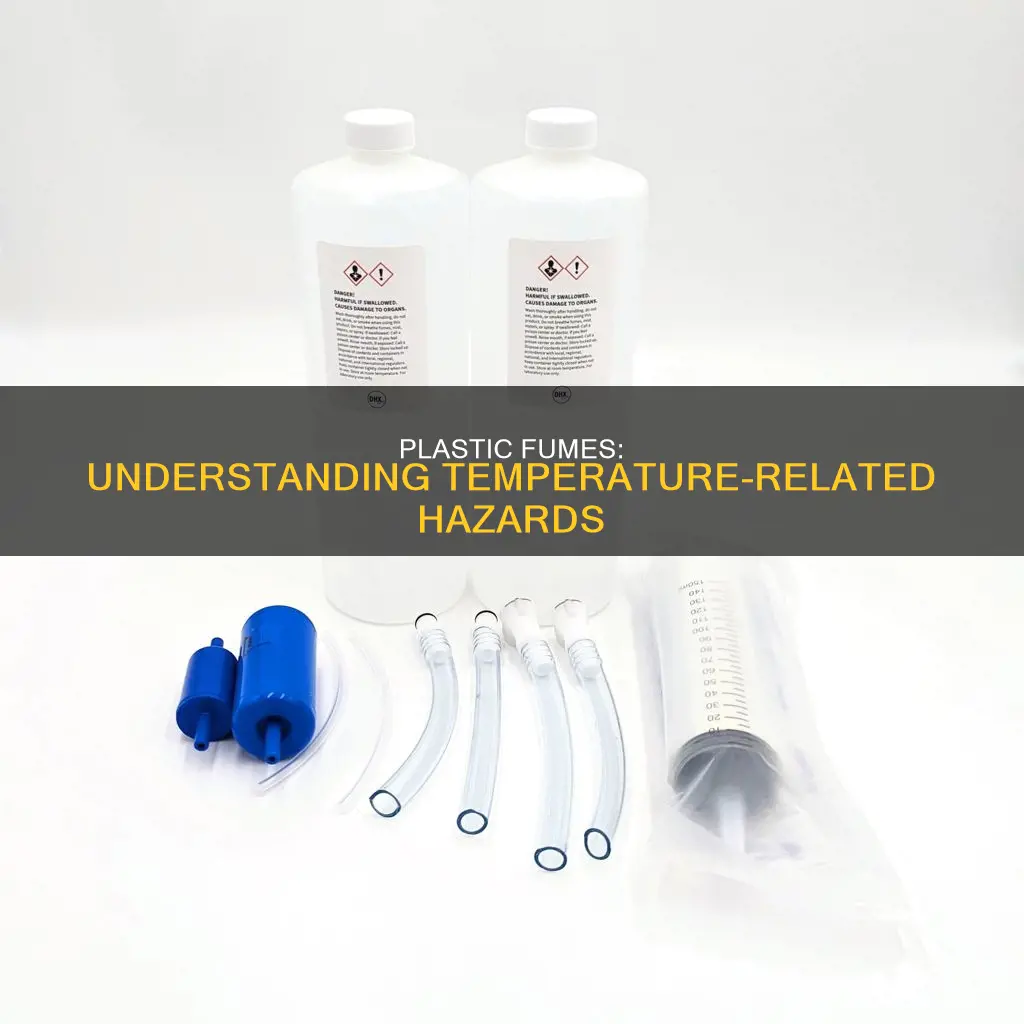 what temperature does plastic fume at