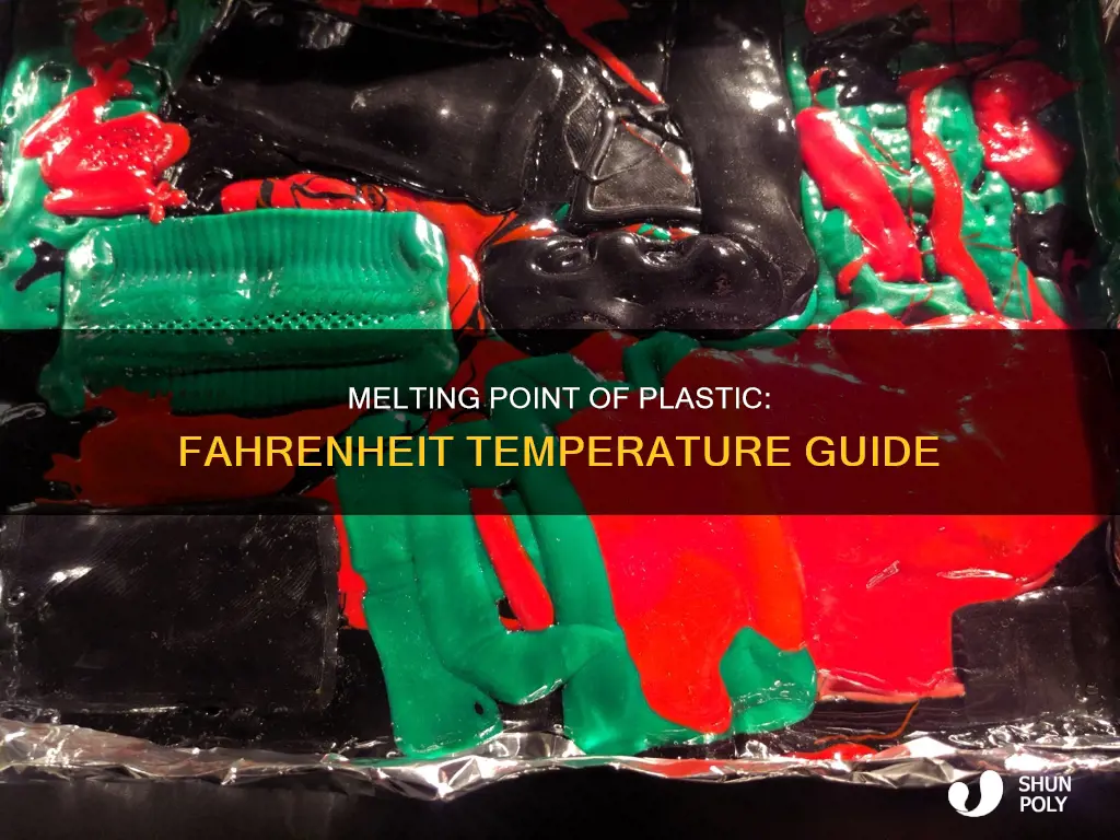 what temperature does plastic melt at fahrenheit