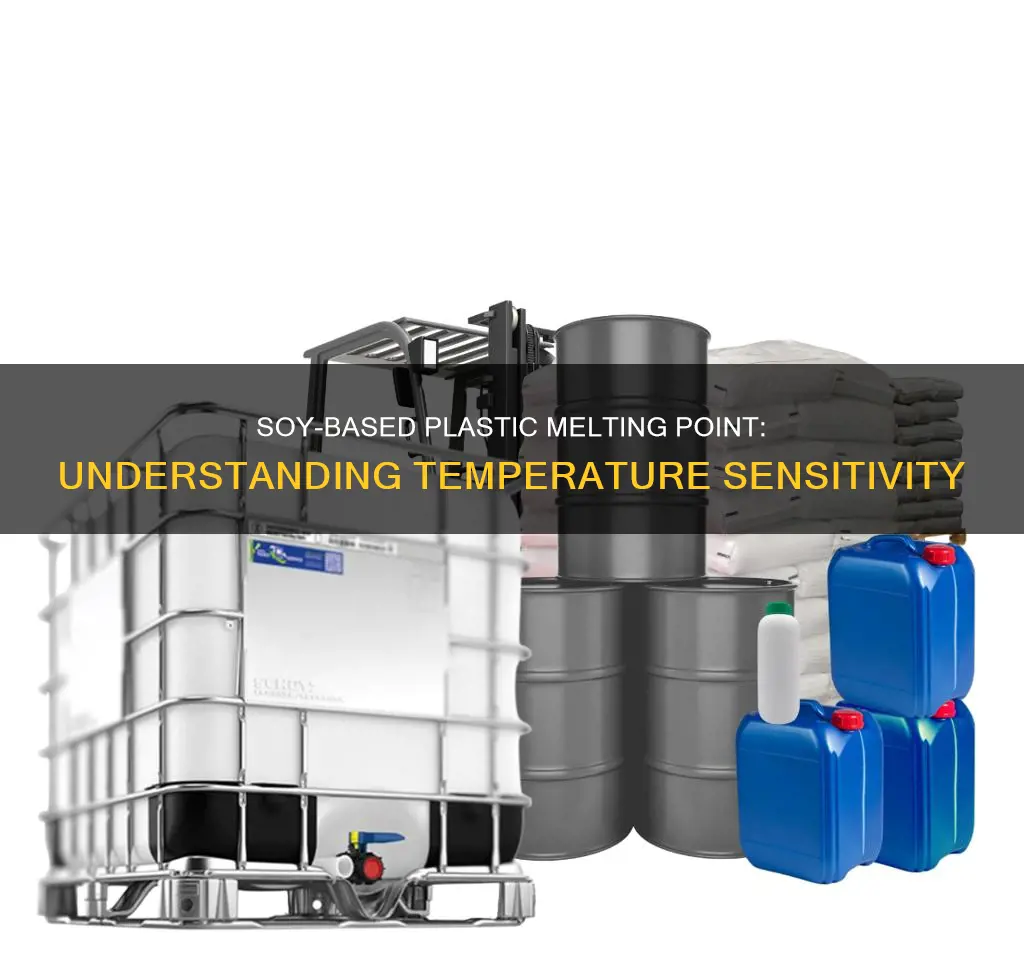 what temperature does soy-based plastic melt