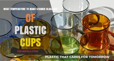 Crafting Stained Glass from Plastic Cups: Optimal Temperature Guide