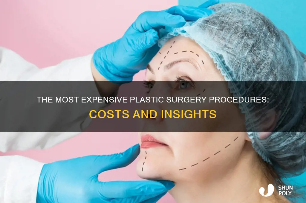 what the most expensive plastic surgery