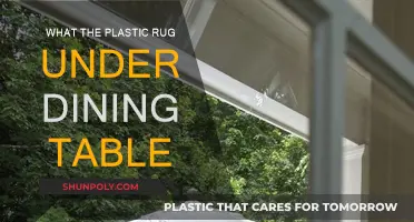 Plastic Rug: Dining Table Protector