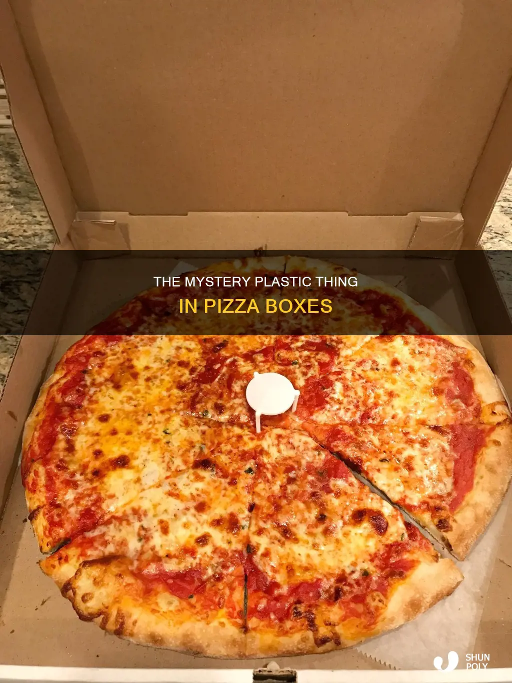 what the plastic thing in pizza boxes