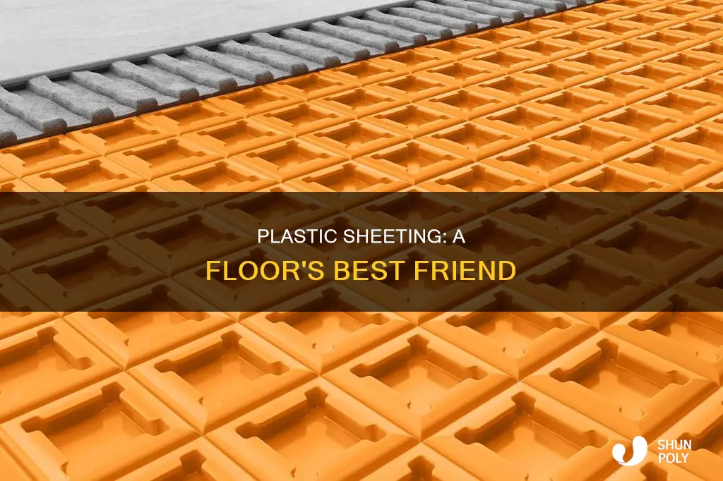 what the plastic you lay under flooring