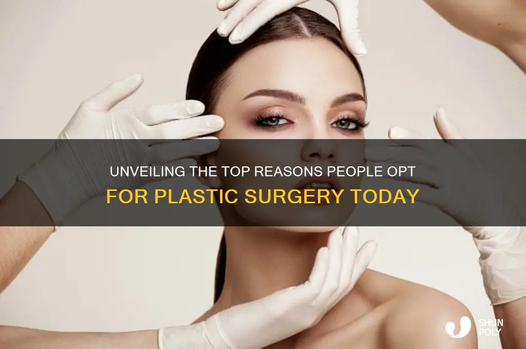 what the the majority of reason for getting plastic reason