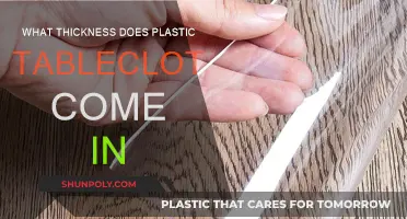 Explore Plastic Tablecloth Thickness Options