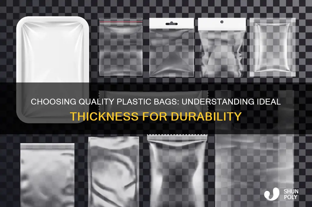 what thickness is a quality plastic bag