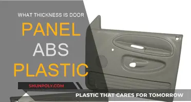 Door Panel ABS Plastic: What Thickness is Best?