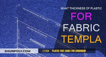 Choosing the Right Plastic Thickness for Fabric Templates