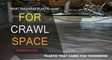 Choosing the Right Thickness of Plastic for Crawl Space