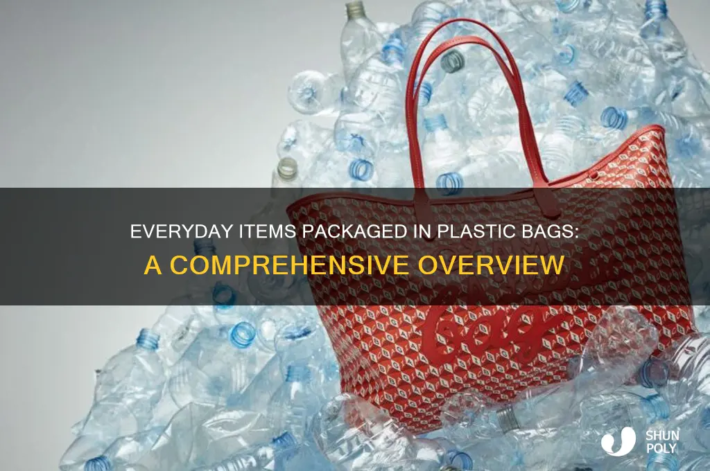 what things come in plastic bags
