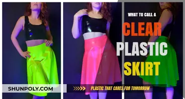 Styling the Transparent Trend: Naming Your Clear Plastic Skirt