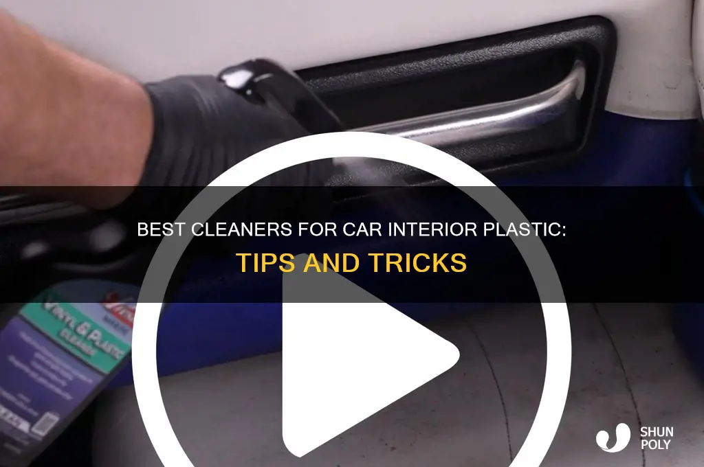 what to clean car interior plastic with