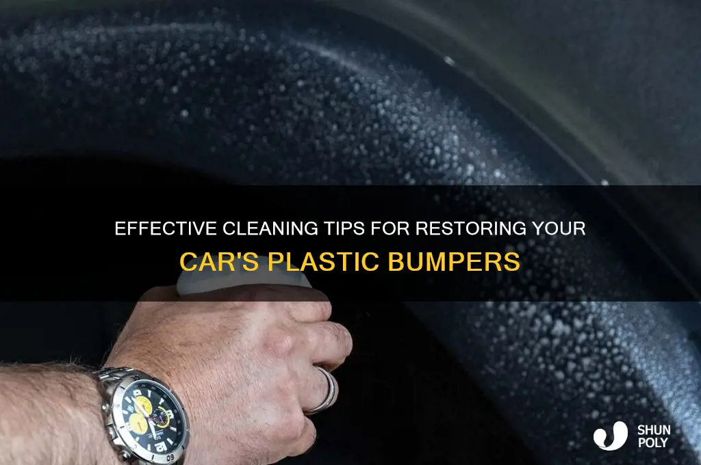 what to clean plastic bumpers on cars
