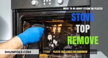 How to Safely Remove Steam Residue from Plastic Stove Tops