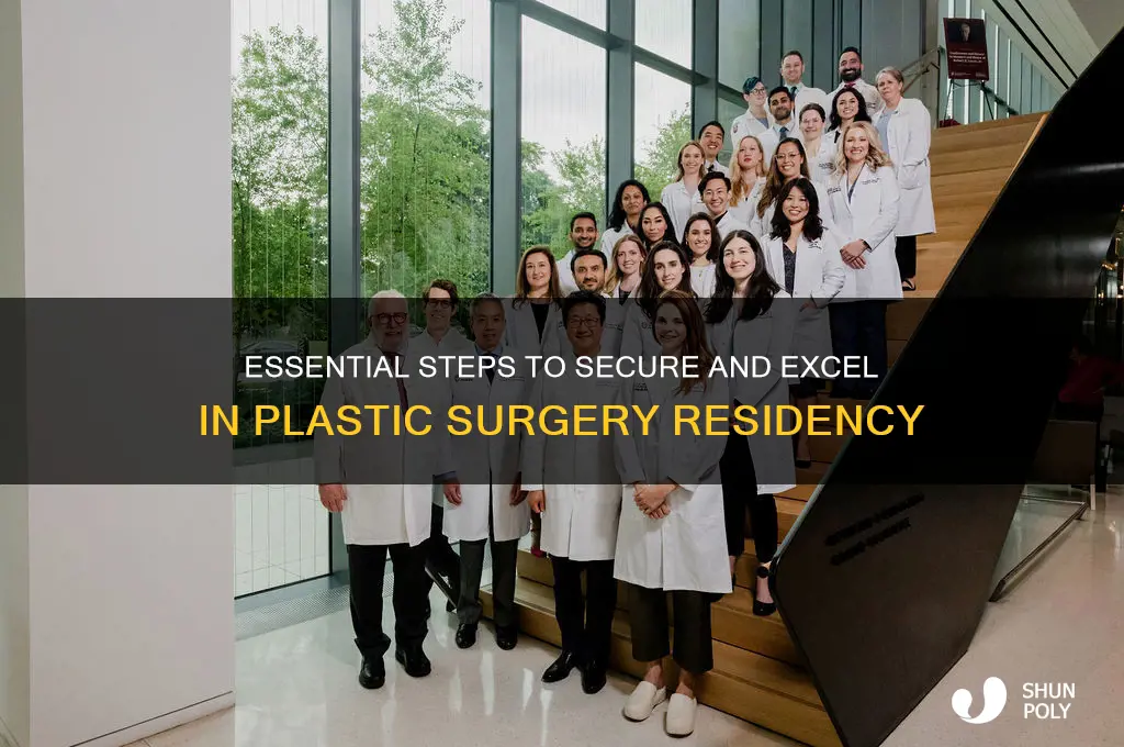 what to do for plastic surgery residency