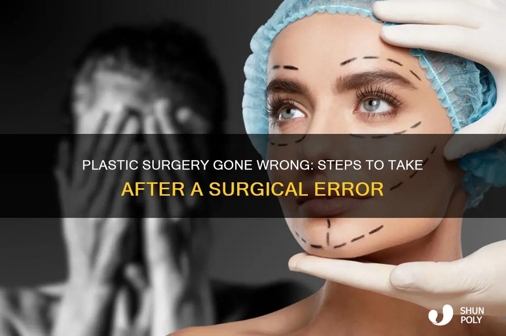 what to do if a plastic surgeon makes a mistake