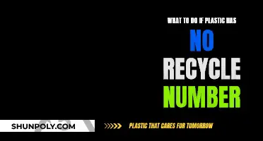 How to Recycle Plastic Lacking Identification Marks