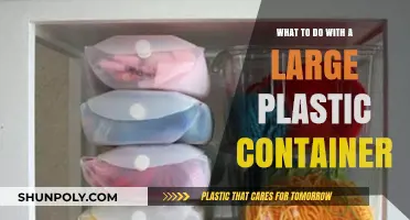 Creative Ways to Reuse Large Plastic Containers