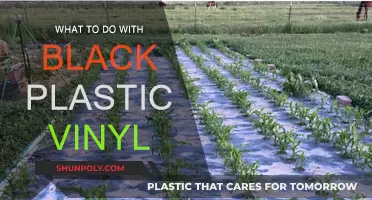Creative Ways to Upcycle Black Plastic Vinyl