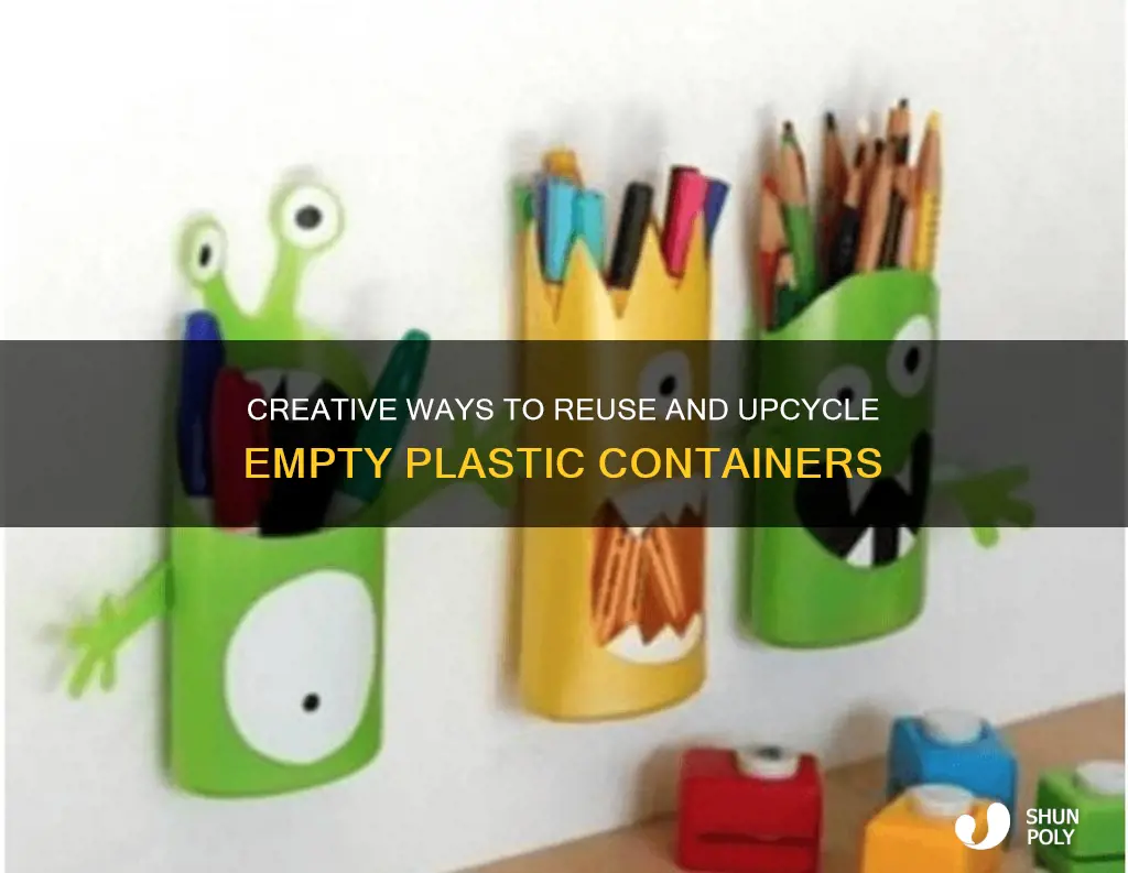 what to do with empty plastic containers