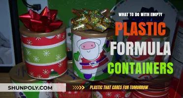 Creative Ways to Reuse Empty Formula Containers