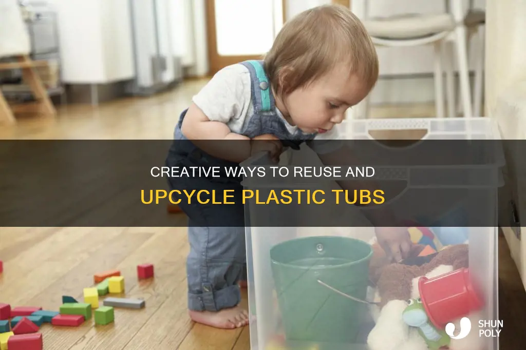 what to do with empty plastic tubs