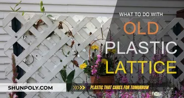 Creative Ways to Upcycle Old Plastic Lattice