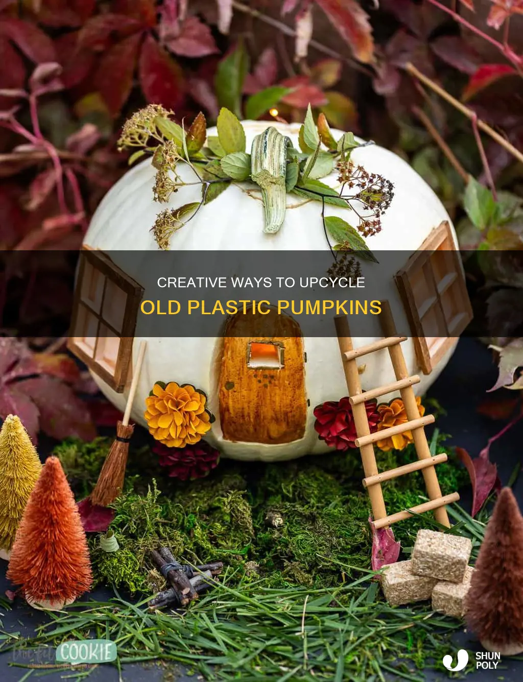 what to do with old plastic pumpkins