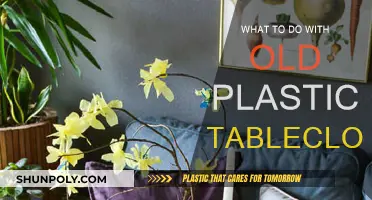 Creative Ways to Upcycle Old Plastic Tablecloths