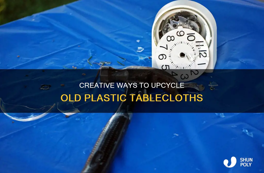 what to do with old plastic tablecloths