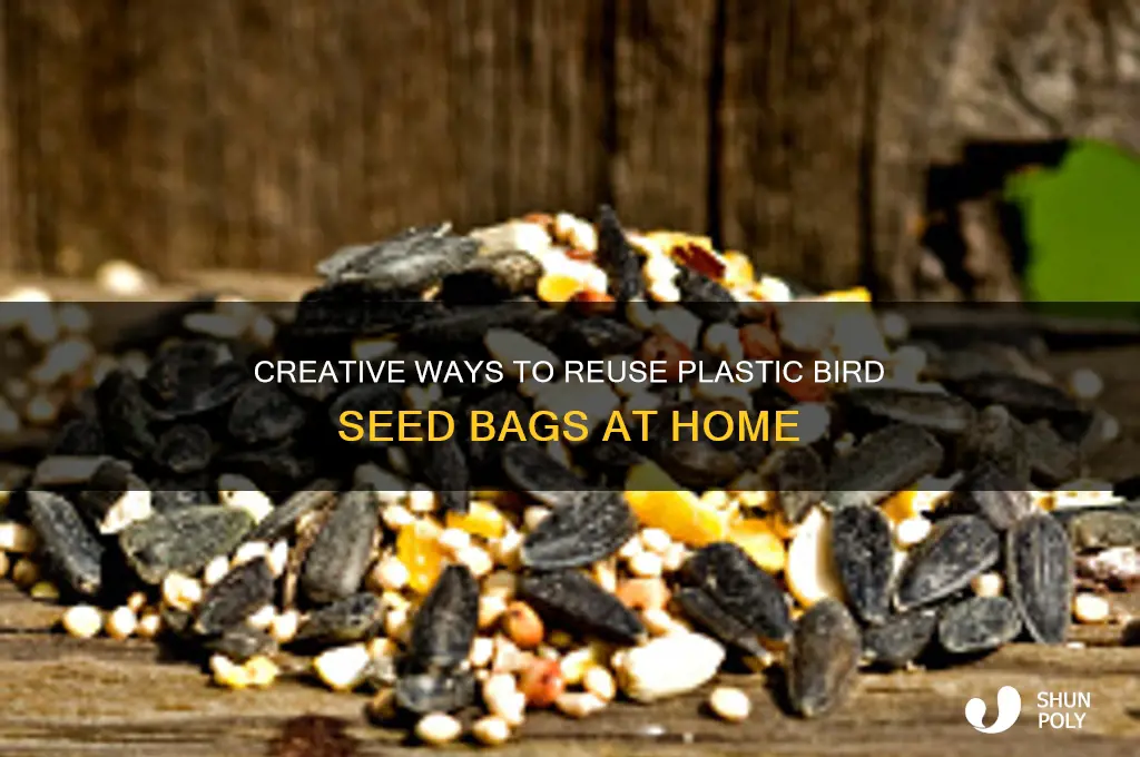 what to do with plastic bird seed bags