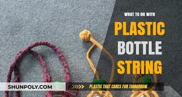 Creative Ways to Upcycle Plastic Bottle String for Eco-Friendly Crafts