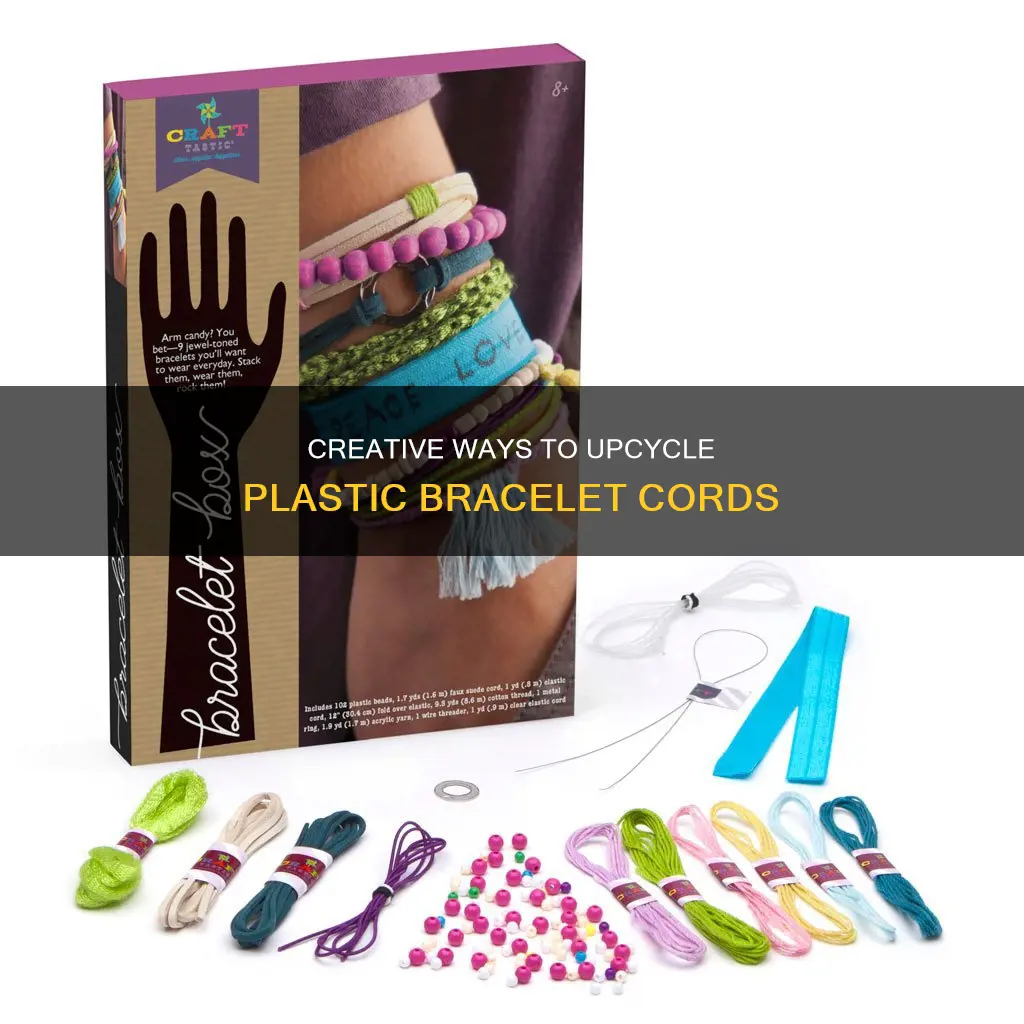 what to do with plastic bracelet cord