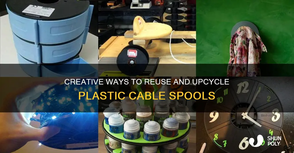 what to do with plastic cable spools