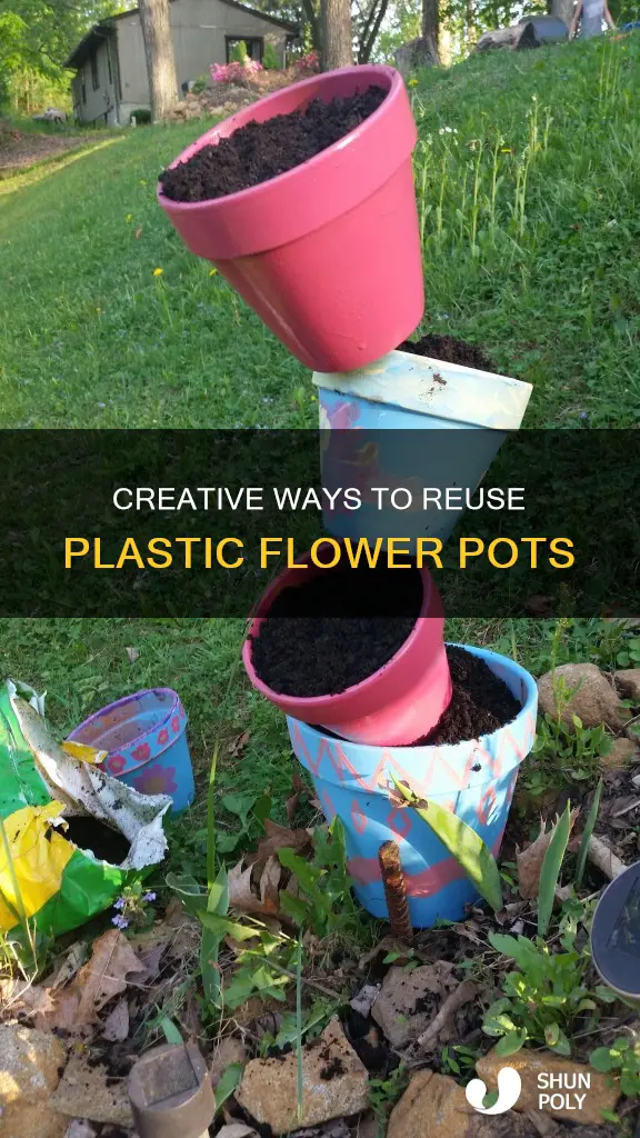 what to do with plastic flower pots