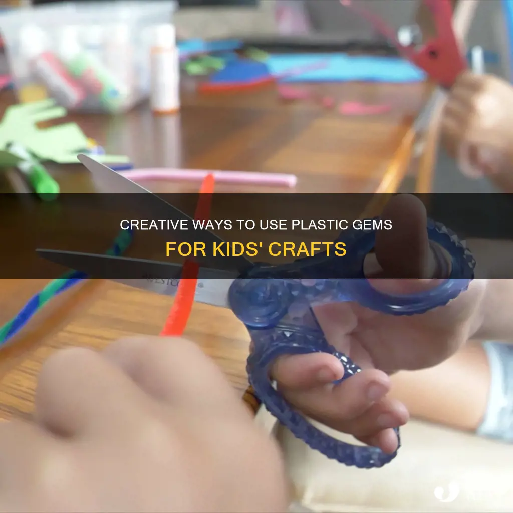 what to do with plastic gems kids