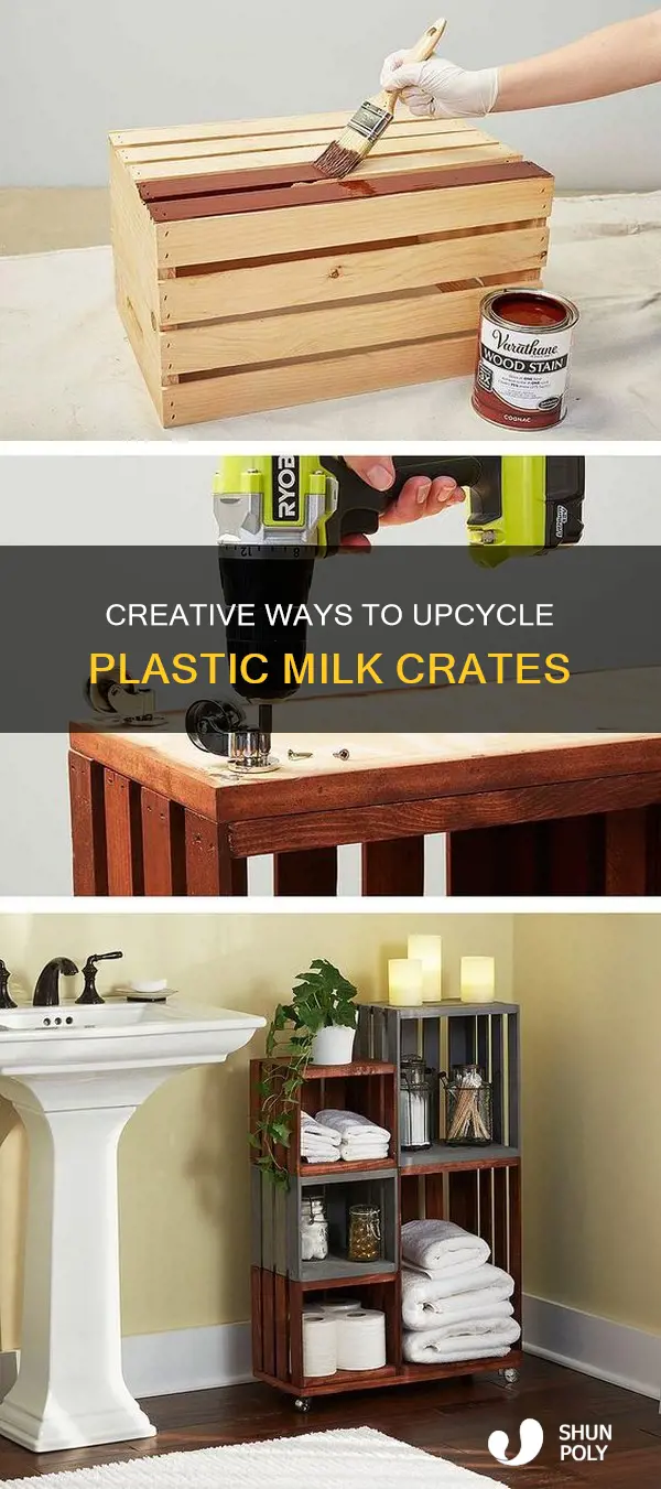 what to do with plastic milk crates