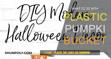 Creative Ways to Reuse Plastic Pumpkin Buckets