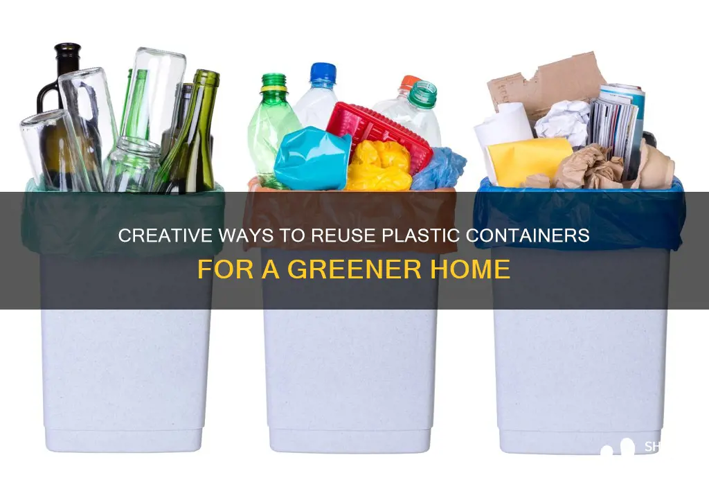 what to do with plastic recycle containers