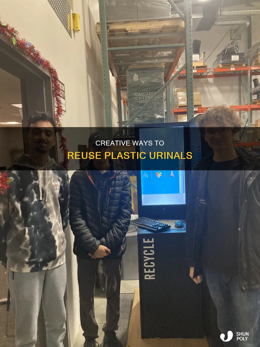 what to do with plastic urinals
