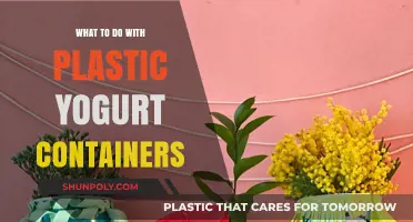 Creative Ways to Reuse Plastic Yogurt Containers